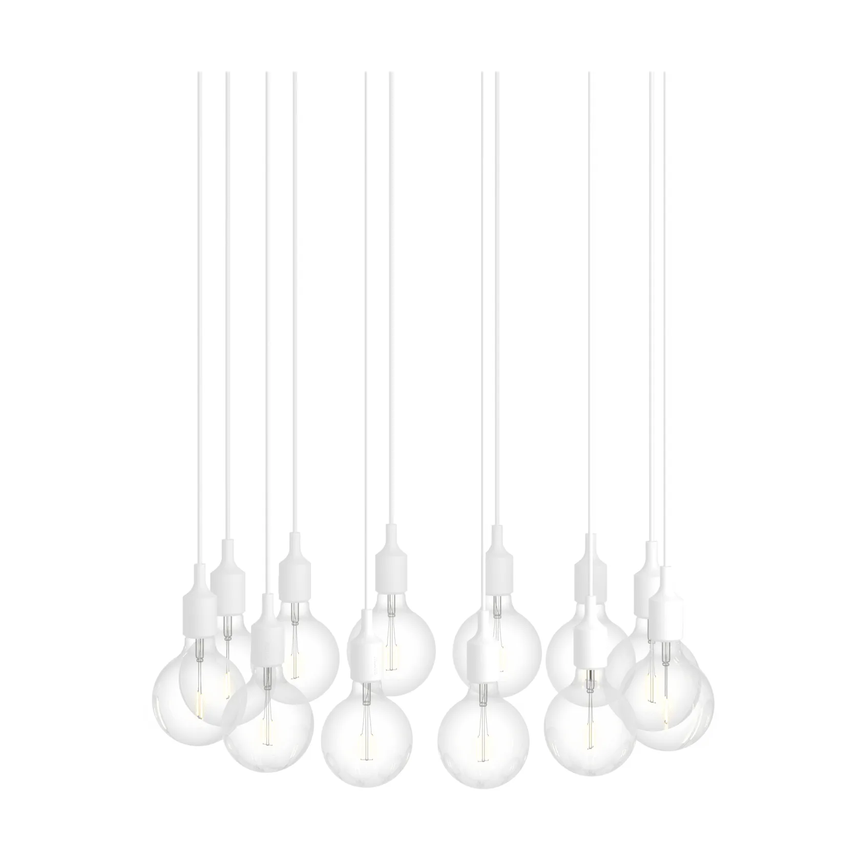 E27 Pendant Cluster 12 펜던트 조명, White Muuto | 무토