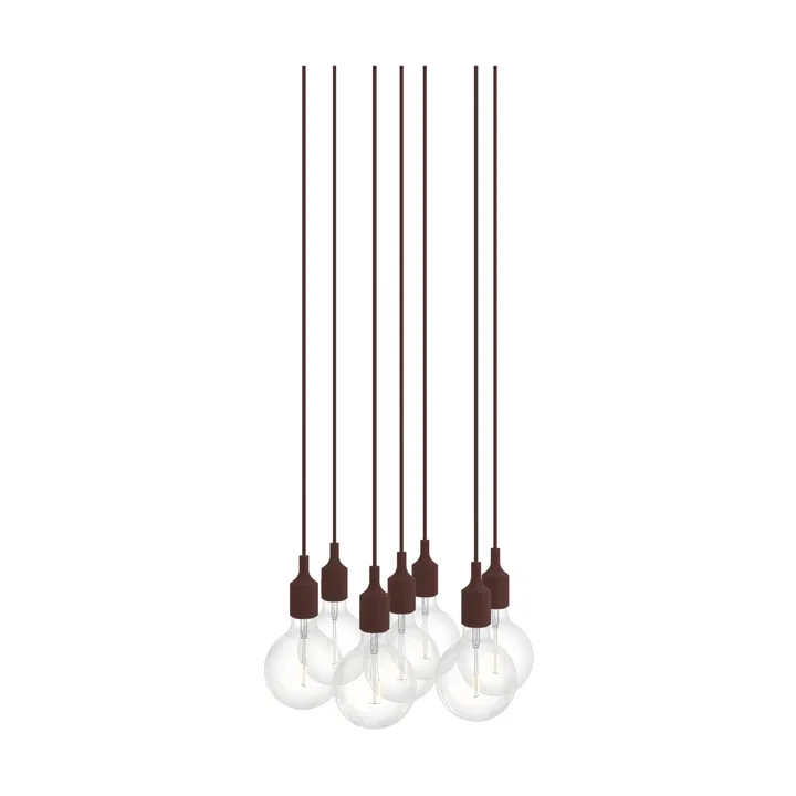 E27 Pendant Cluster 7 펜던트 조명 - Deep red - Muuto | 무토