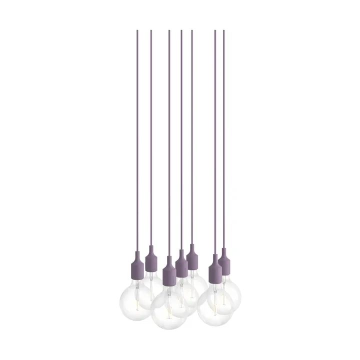 E27 Pendant Cluster 7 펜던트 조명 - Dusty lilac - Muuto | 무토
