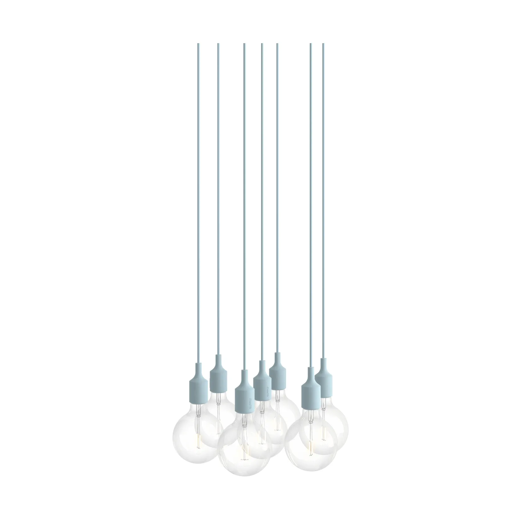 E27 Pendant Cluster 7 펜던트 조명, Light blue Muuto | 무토
