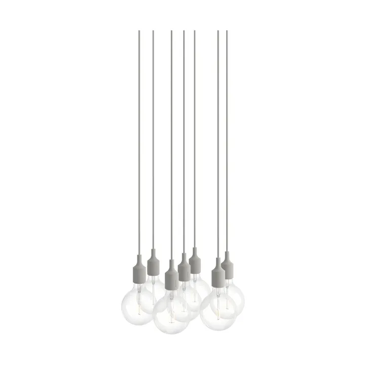 E27 Pendant Cluster 7 펜던트 조명 - Light grey - Muuto | 무토