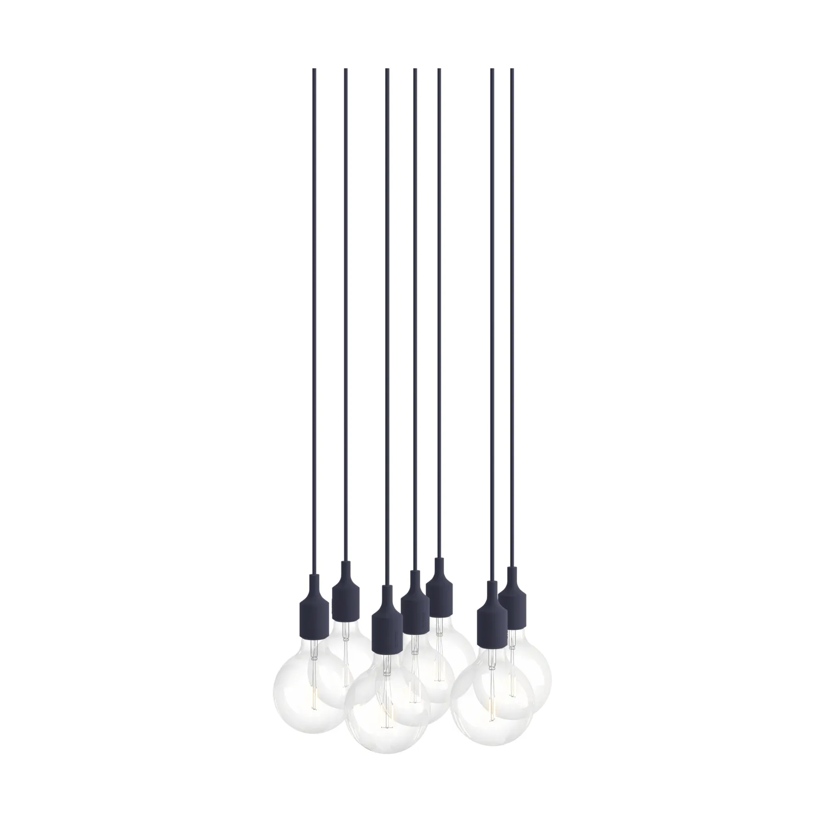 E27 Pendant Cluster 7 펜던트 조명, Midnight blue Muuto | 무토