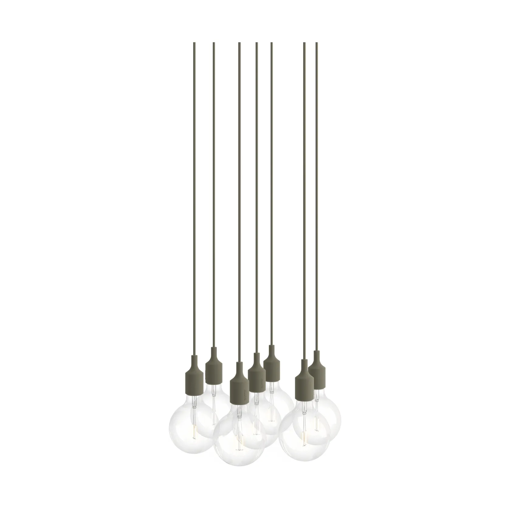 E27 Pendant Cluster 7 펜던트 조명, Olive Muuto | 무토