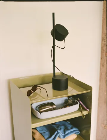 Folded Trolley 오픈형 러글바겐 - Dark beige green, 37.4x38.7x37.2 cm - Muuto | 무토