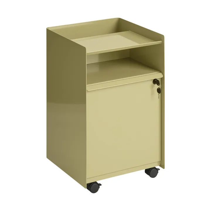 Folded Trolley 수납형 롤링 트롤리 케비닛 - Dark beige green - Muuto | 무토