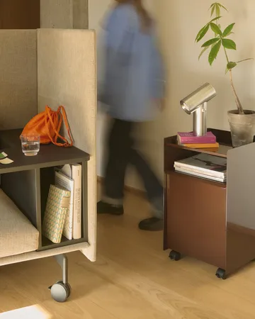 Folded Trolley 수납형 롤링 트롤리 케비닛 - Dark beige green - Muuto | 무토
