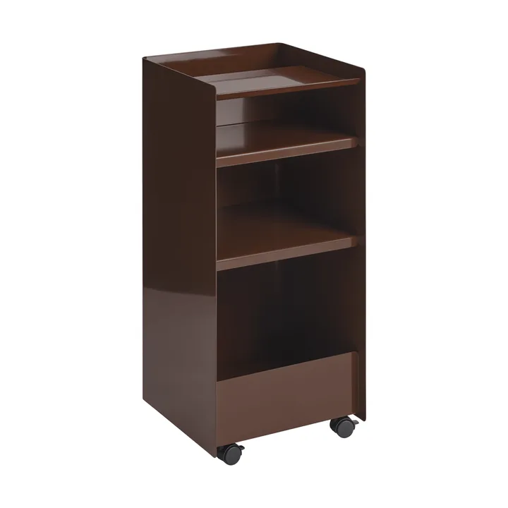 Folded Trolley 오픈형 러글바겐 - Dark red, 37.4x38.7x37.2 cm - Muuto | 무토