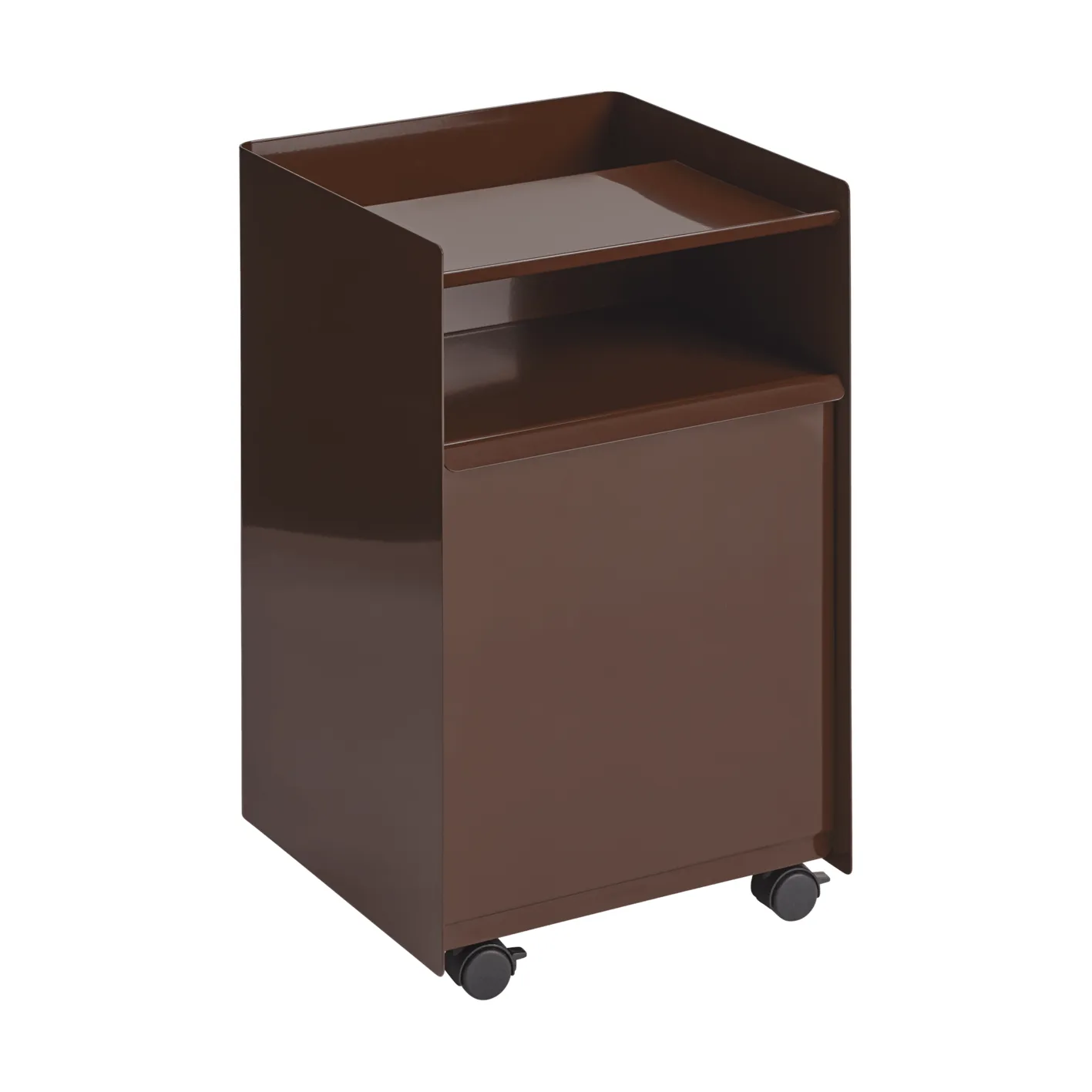 Folded Trolley 서랍형 롤링 카트, Dark red Muuto | 무토