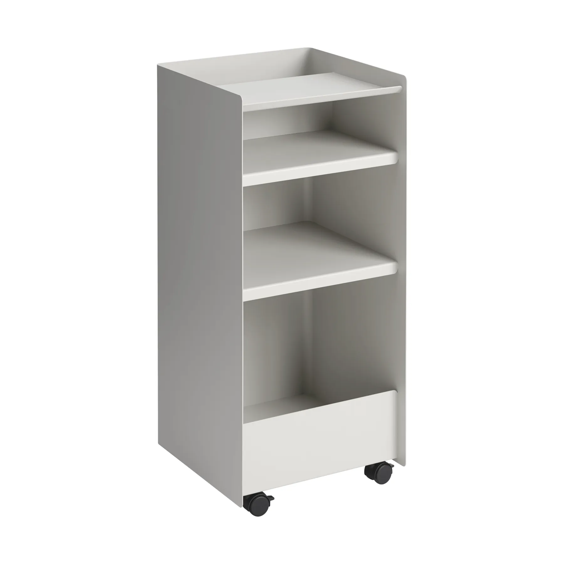 Folded Trolley 오픈형 러글바겐, Grey, 37.4x38.7x37.2 cm Muuto | 무토