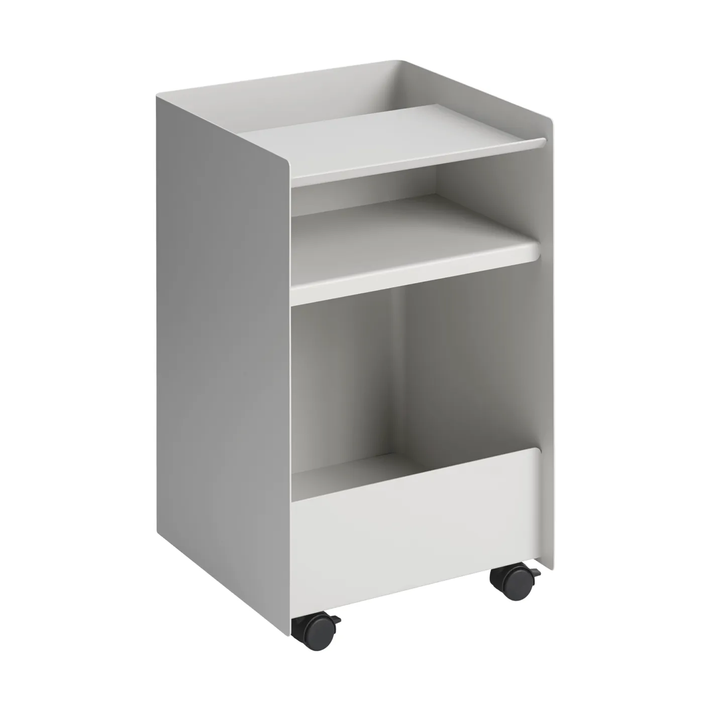 Folded Trolley 오픈형 러글바겐, Grey 37.4x61.5x37.2 cm Muuto | 무토