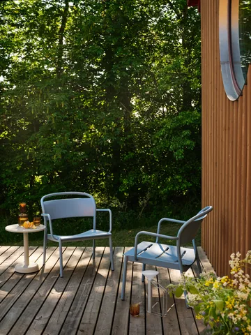 리니어 스틸 커피 테이블 - Grey, Ø42x47 cm - Muuto | 무토