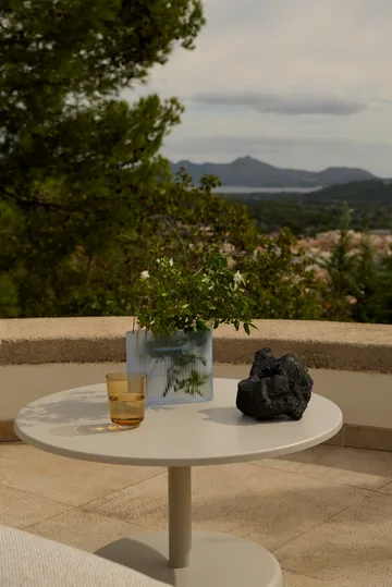 리니어 스틸 커피 테이블 - Grey, Ø70x40 cm - Muuto | 무토