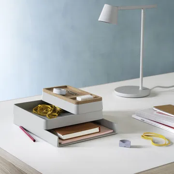 어레인지 데스크탑 정리함 - Grey, configuration 1 - Muuto | 무토