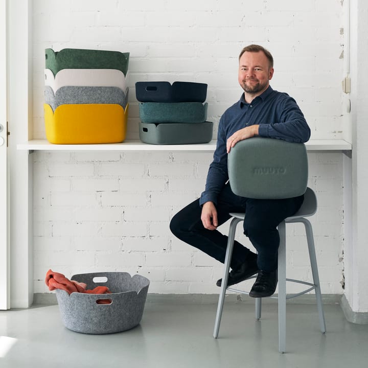 리스토어 수납 바스켓 라운드, grey Muuto | 무토