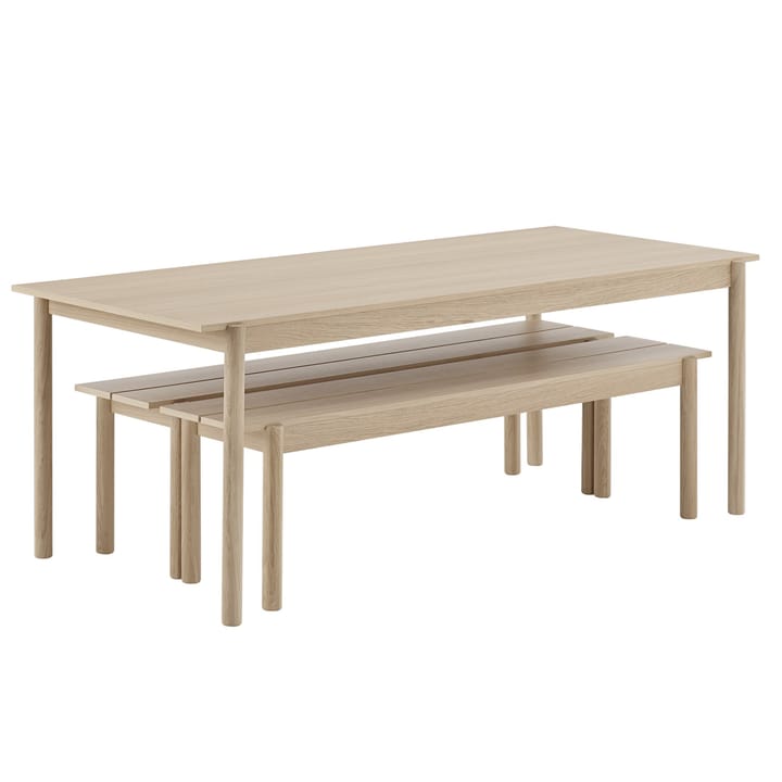 Linear 벤치, 오크, 33.5 cm Muuto | 무토