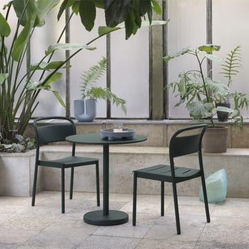 Linear 스틸 테이블 70 cm - Dark green - Muuto | 무토