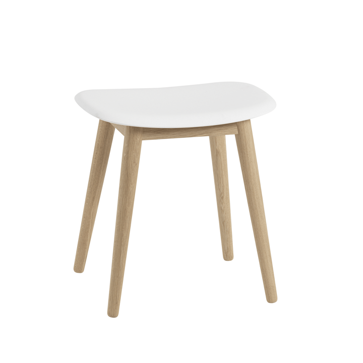 파이버 스툴 - Natural white, oak legs - Muuto | 무토