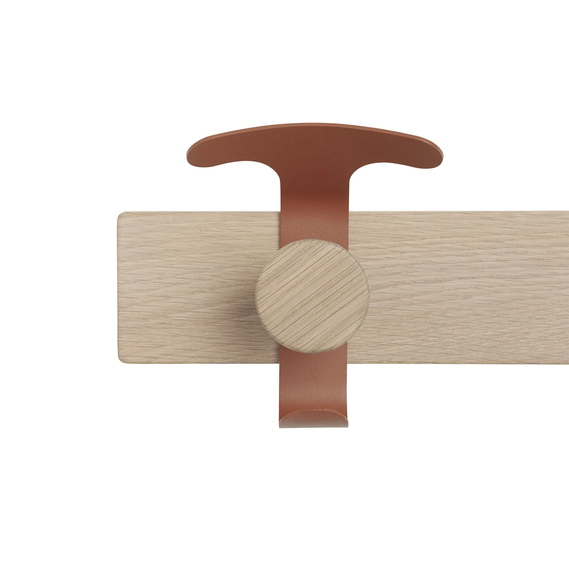 플랭크 옷 행거, Oak-copper brown Muuto | 무토