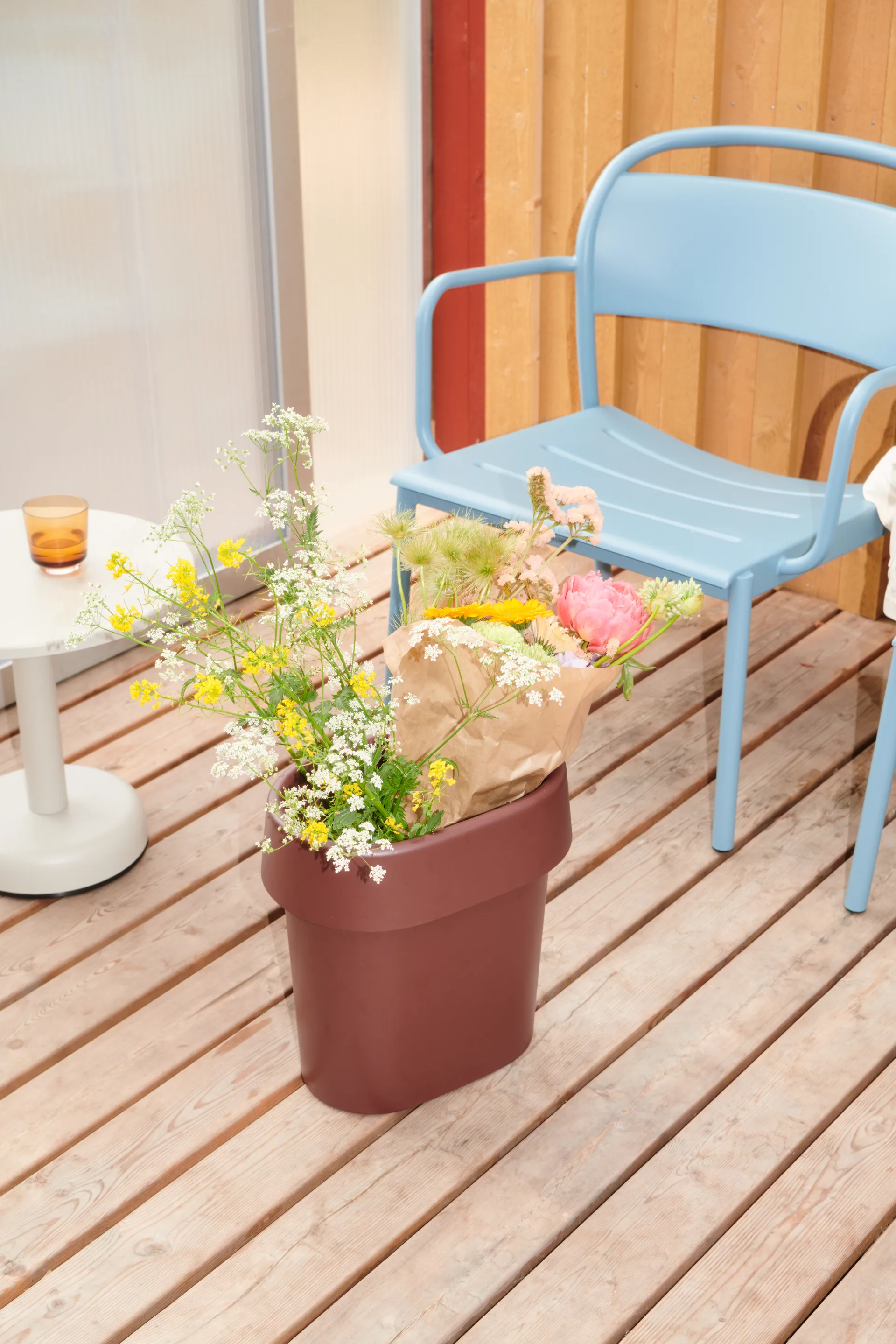 리니어 스틸 라운지 암체어, Pale blue Muuto | 무토