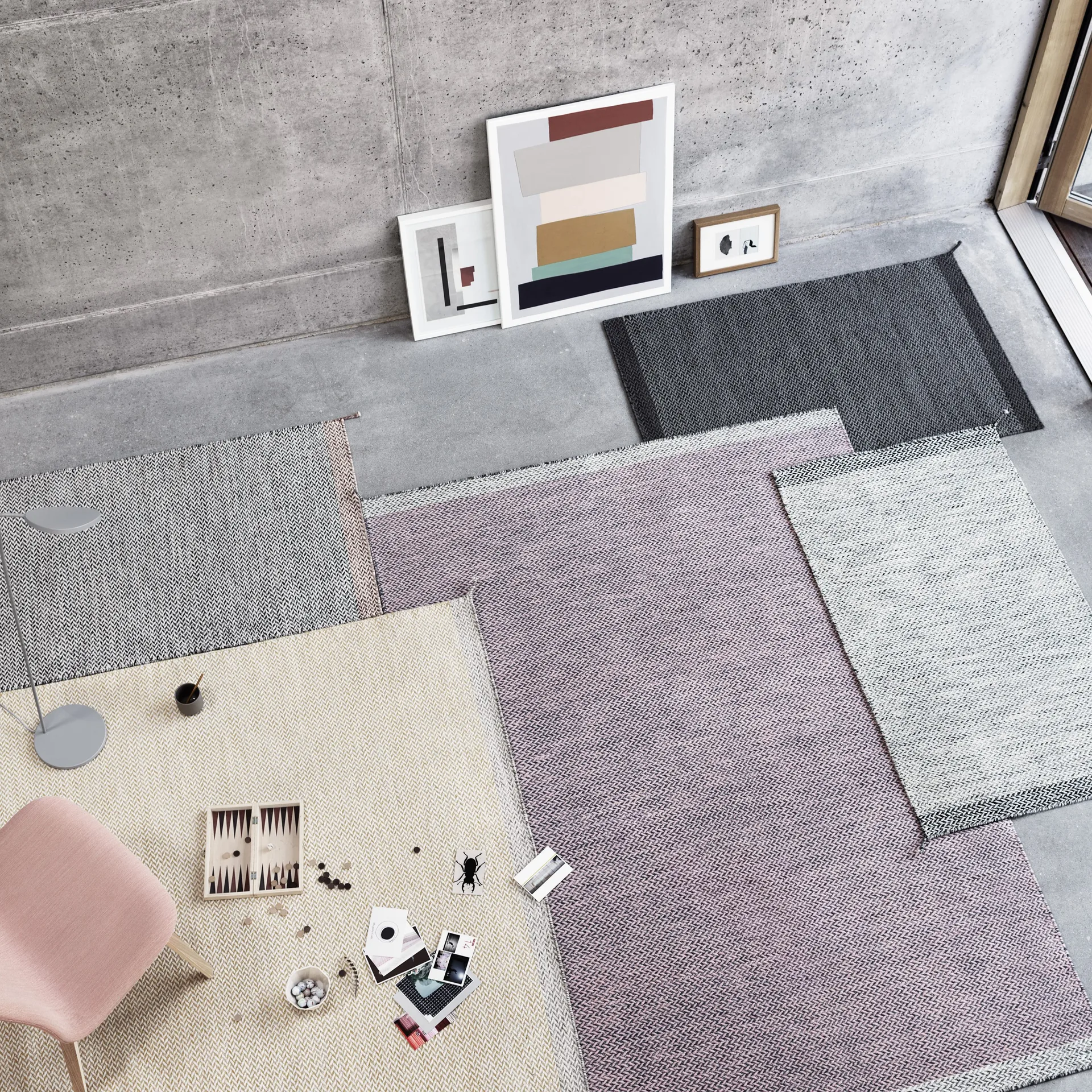 Ply 울 카페트 85x140 cm, dark grey Muuto | 무토
