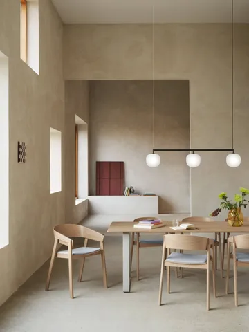 커버 프레임체어 - Refine leather cognac-Oak - Muuto | 무토