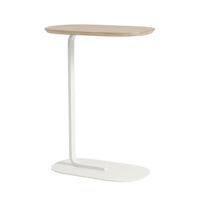 Relate 사이드 테이블 H: 73.5 cm - Solid oak-off white - Muuto | 무토