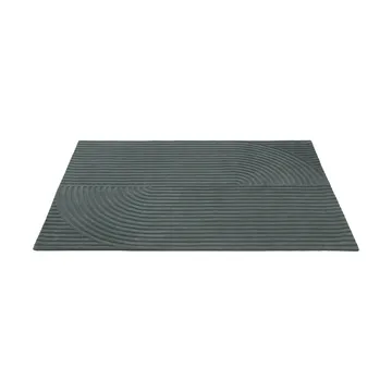 Relevo Rug Quattro 울 러그 - Dark green, 170x240 cm - Muuto | 무토