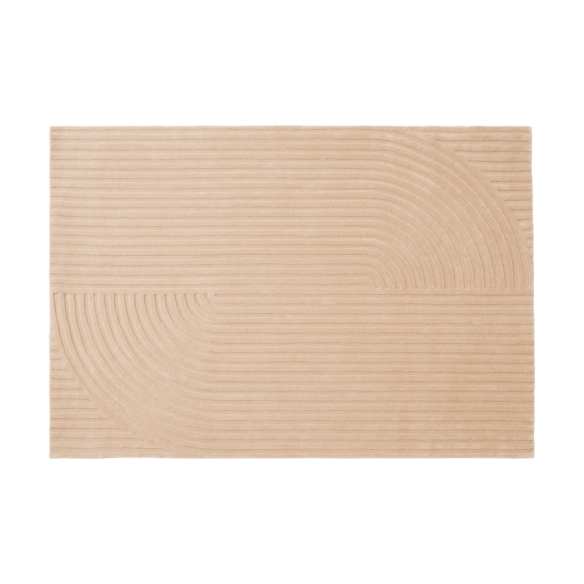 Relevo Rug Quattro 울 러그, Light rose, 170x240 cm Muuto | 무토