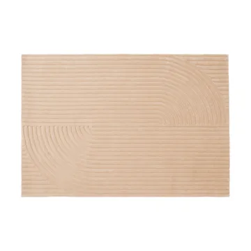 Relevo Rug Quattro 울 러그 - Light rose, 170x240 cm - Muuto | 무토