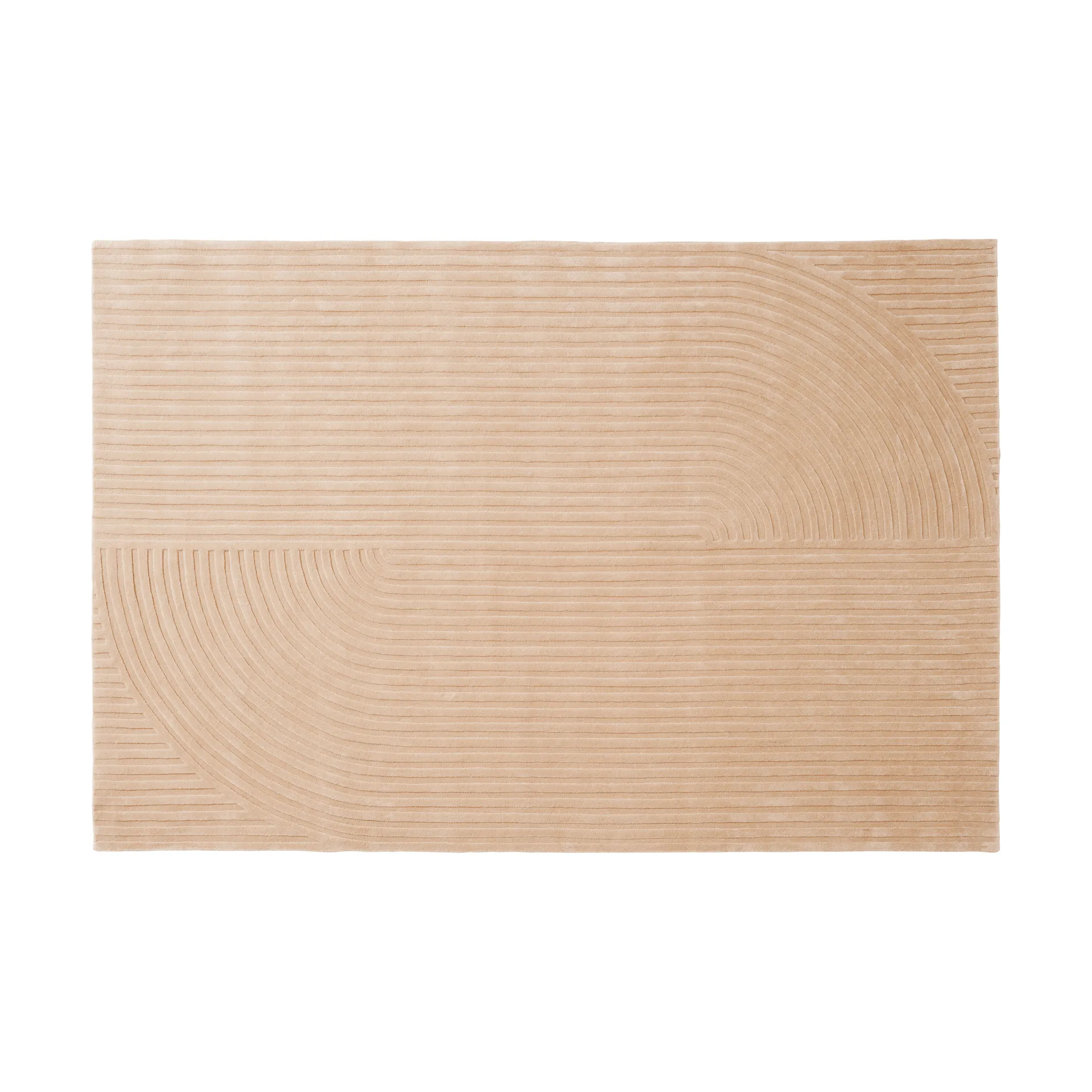 Relevo Rug Quattro 울 러그, Light rose, 200x300 cm Muuto | 무토