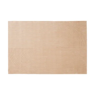 Relevo Rug Quattro 울 러그 - Light rose, 200x300 cm - Muuto | 무토