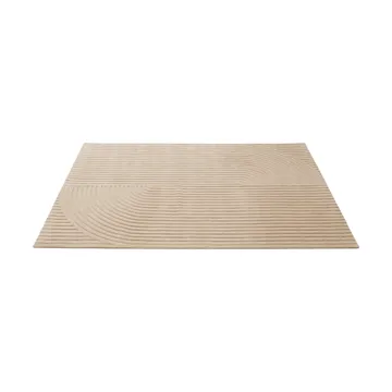 Relevo Rug Quattro 울 러그 - Light rose, 200x300 cm - Muuto | 무토
