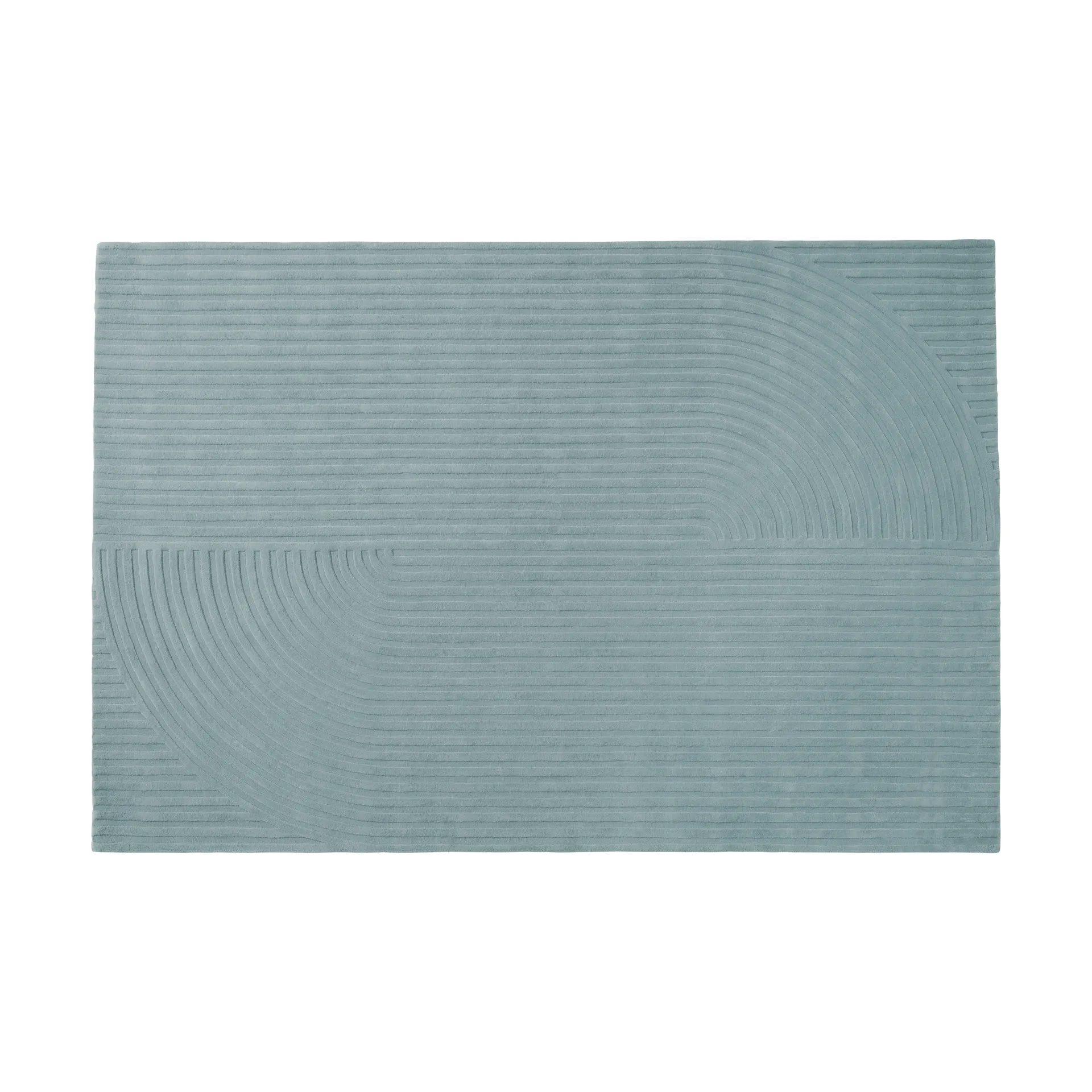 Relevo Rug Quattro 울 러그, Sage green, 200x300 cm Muuto | 무토