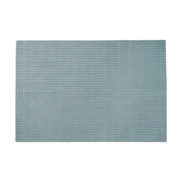 Relevo Rug Quattro 울 러그 - Sage green, 200x300 cm - Muuto | 무토