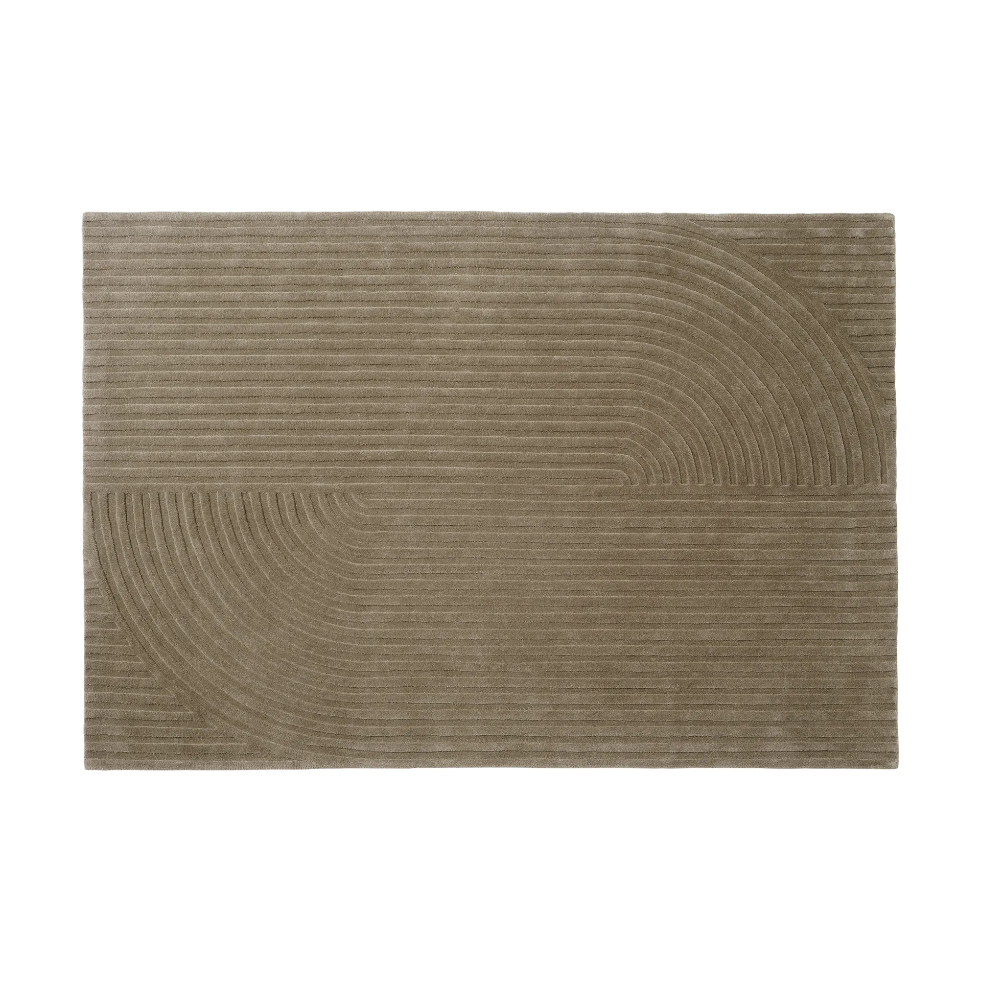 Relevo Rug Quattro 울 러그, Taupe, 170x240 cm Muuto | 무토