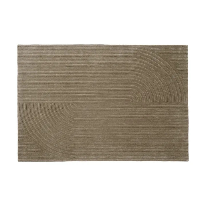 Relevo Rug Quattro 울 러그 - Taupe, 170x240 cm - Muuto | 무토