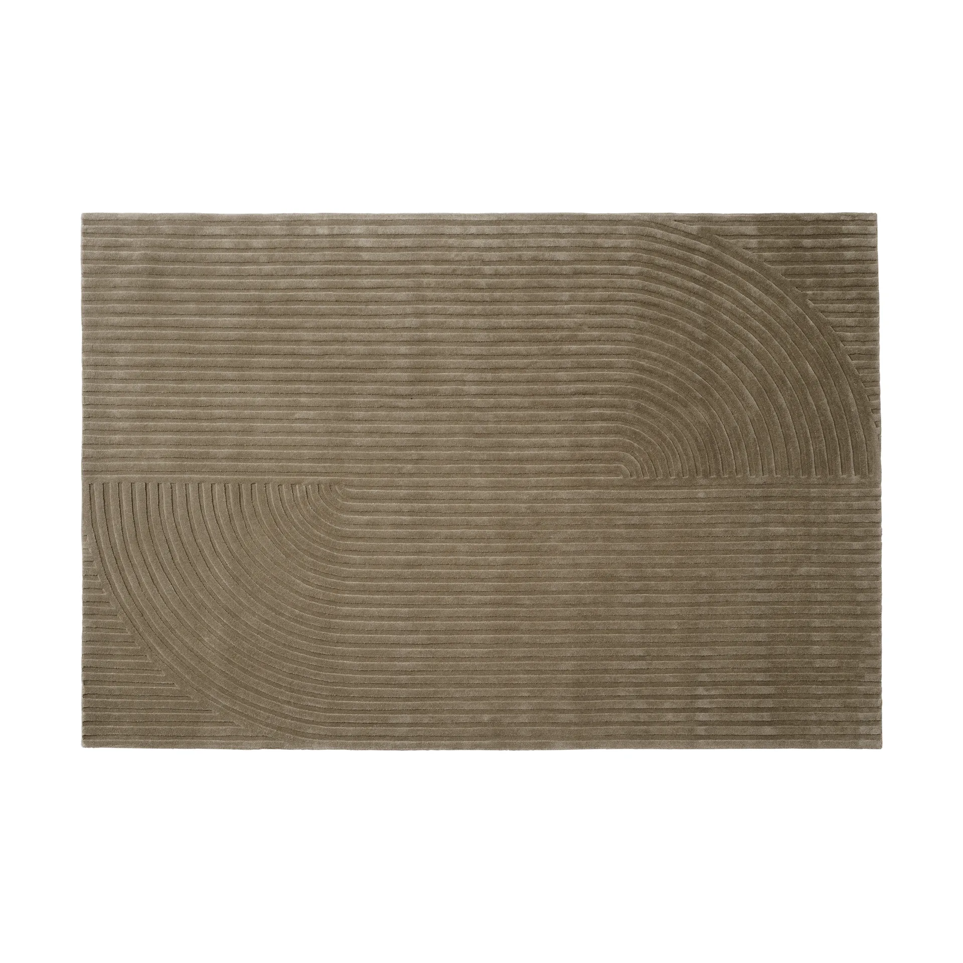 Relevo Rug Quattro 울 러그, Taupe, 200x300 cm Muuto | 무토