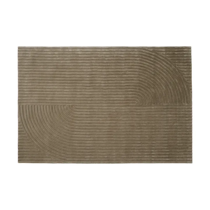 Relevo Rug Quattro 울 러그 - Taupe, 200x300 cm - Muuto | 무토