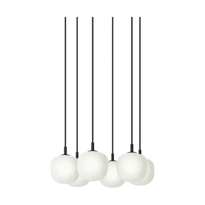 Rime Pendant Cluster 6 펜던트 조명 - Black, Ø12 cm - Muuto | 무토