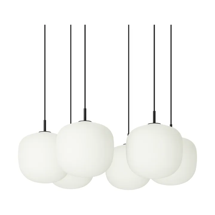 Rime Pendant Cluster 6 펜던트 조명 - Black, Ø25 cm - Muuto | 무토