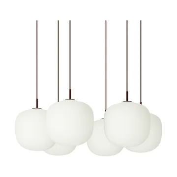 Rime Pendant Cluster 6 펜던트 조명 - Deep red, Ø25 cm - Muuto | 무토
