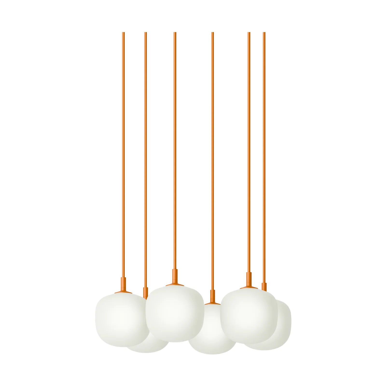 Rime Pendant Cluster 6 펜던트 조명, Orange, Ø12 cm Muuto | 무토