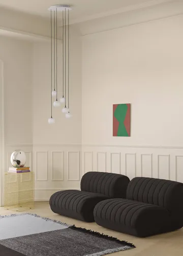 Rime Pendant Cluster 6 펜던트 조명 - Orange, Ø12 cm - Muuto | 무토