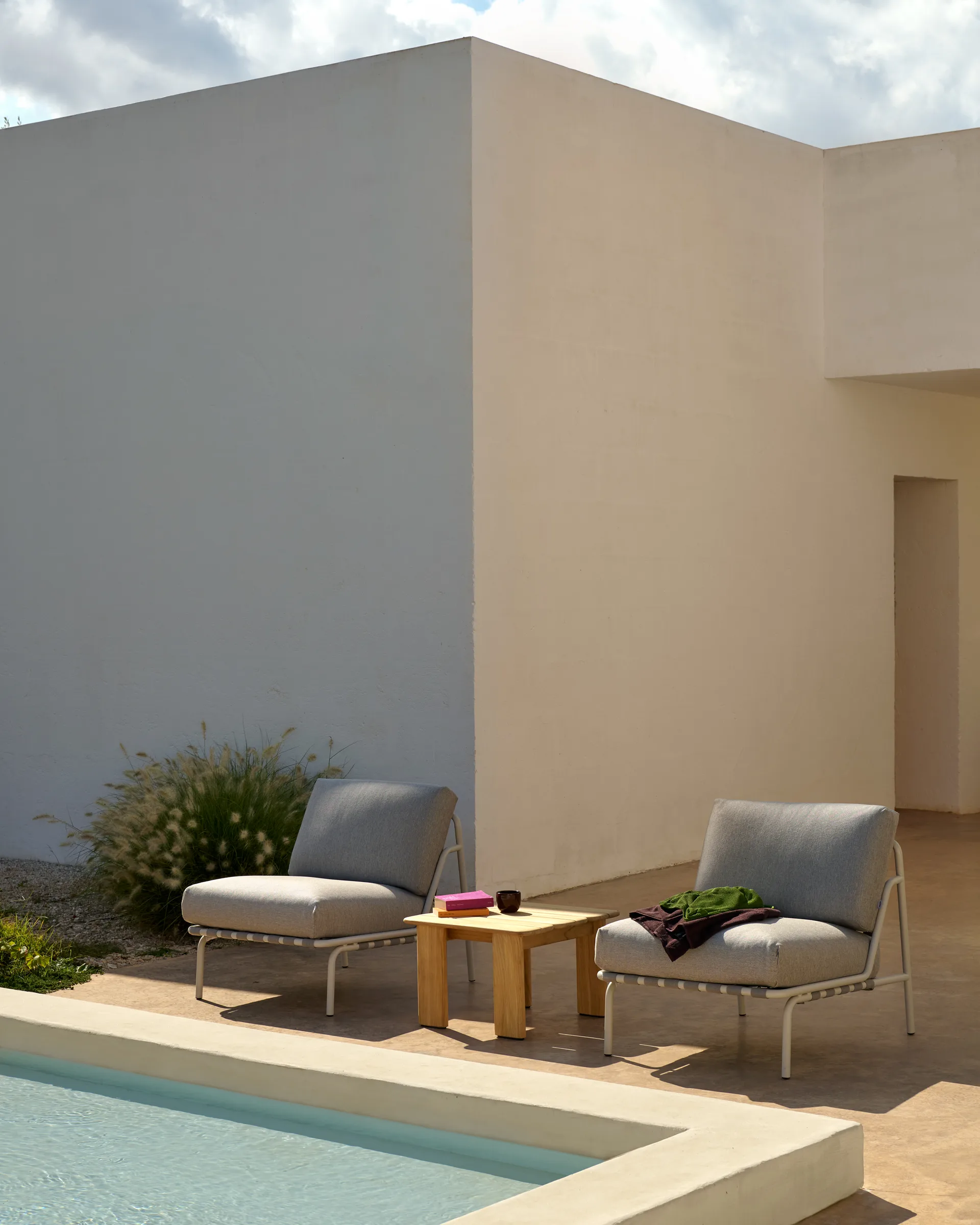 어셈블 커피 테이블, Teak, 55x55 cm Muuto | 무토