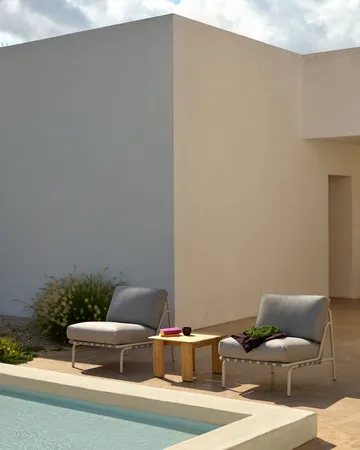 어셈블 커피 테이블 - Teak, 55x55 cm - Muuto | 무토