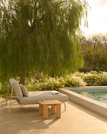 어셈블 커피 테이블 - Teak, 55x55 cm - Muuto | 무토