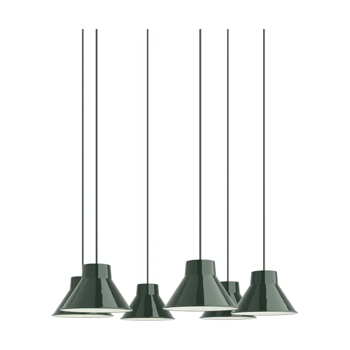Top Pendant Cluster 6 펜던트 조명 - Dark green, Ø21 cm - Muuto | 무토