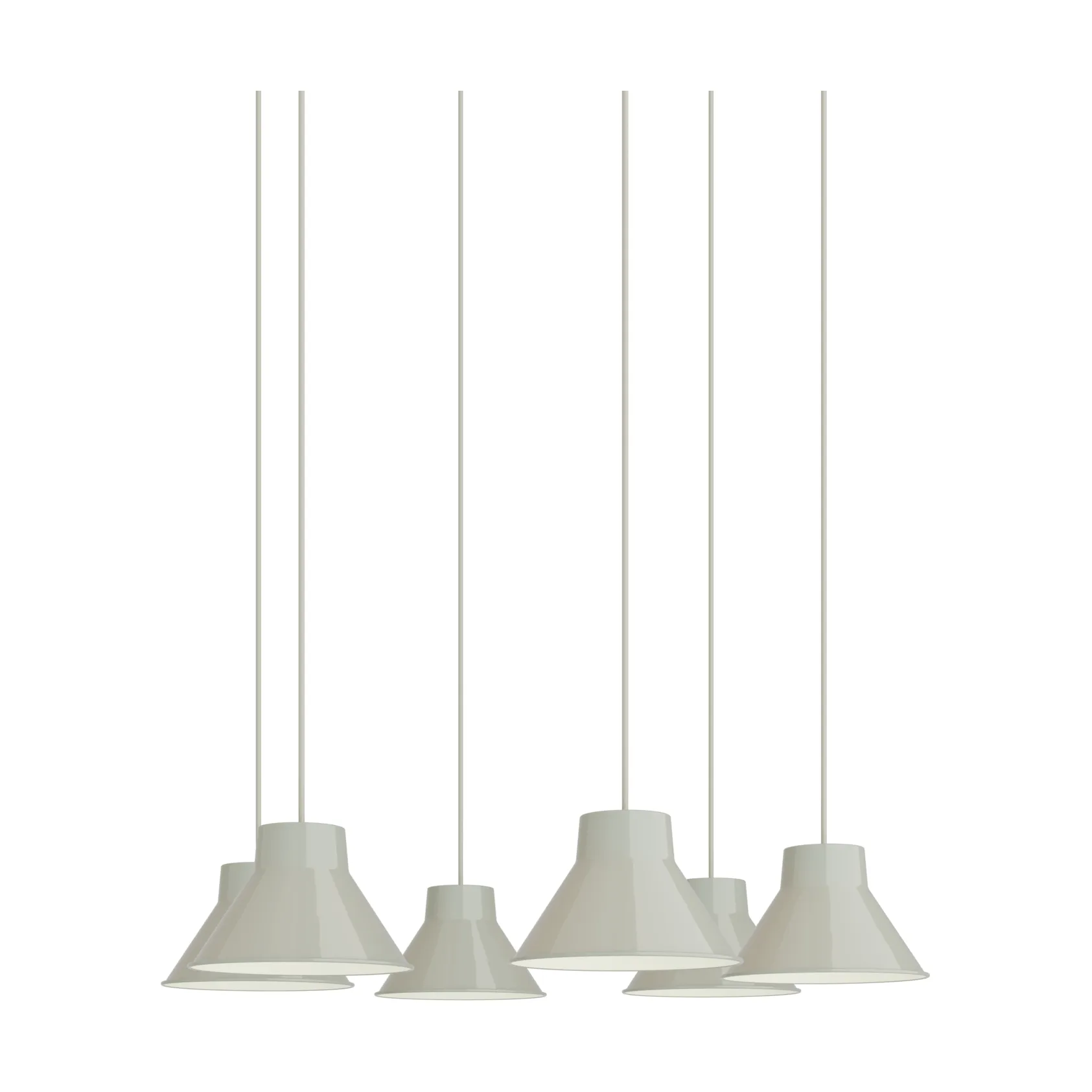 Top Pendant Cluster 6 펜던트 조명, Grey, Ø21 cm Muuto | 무토