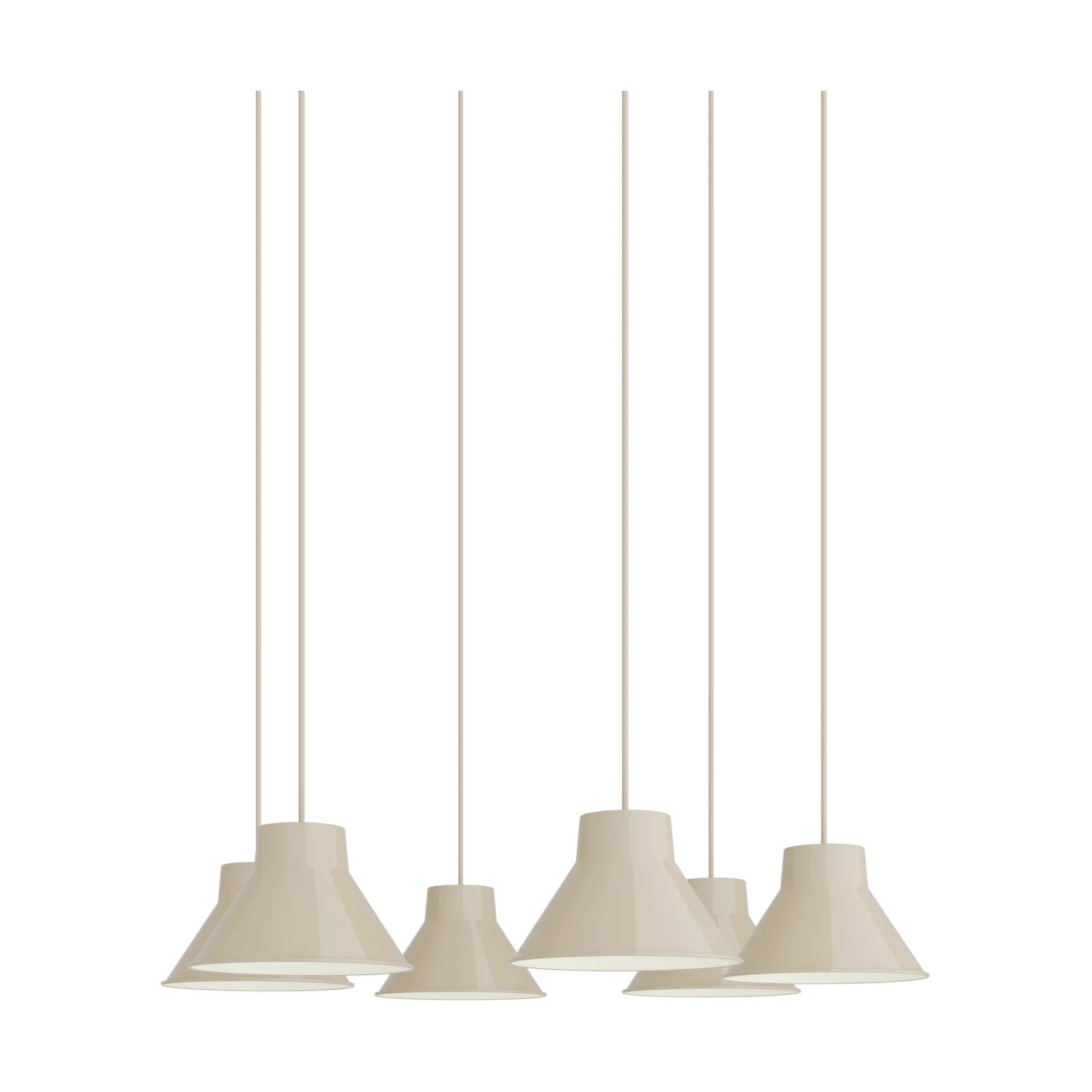 Top Pendant Cluster 6 펜던트 조명, Sand, Ø21 cm Muuto | 무토