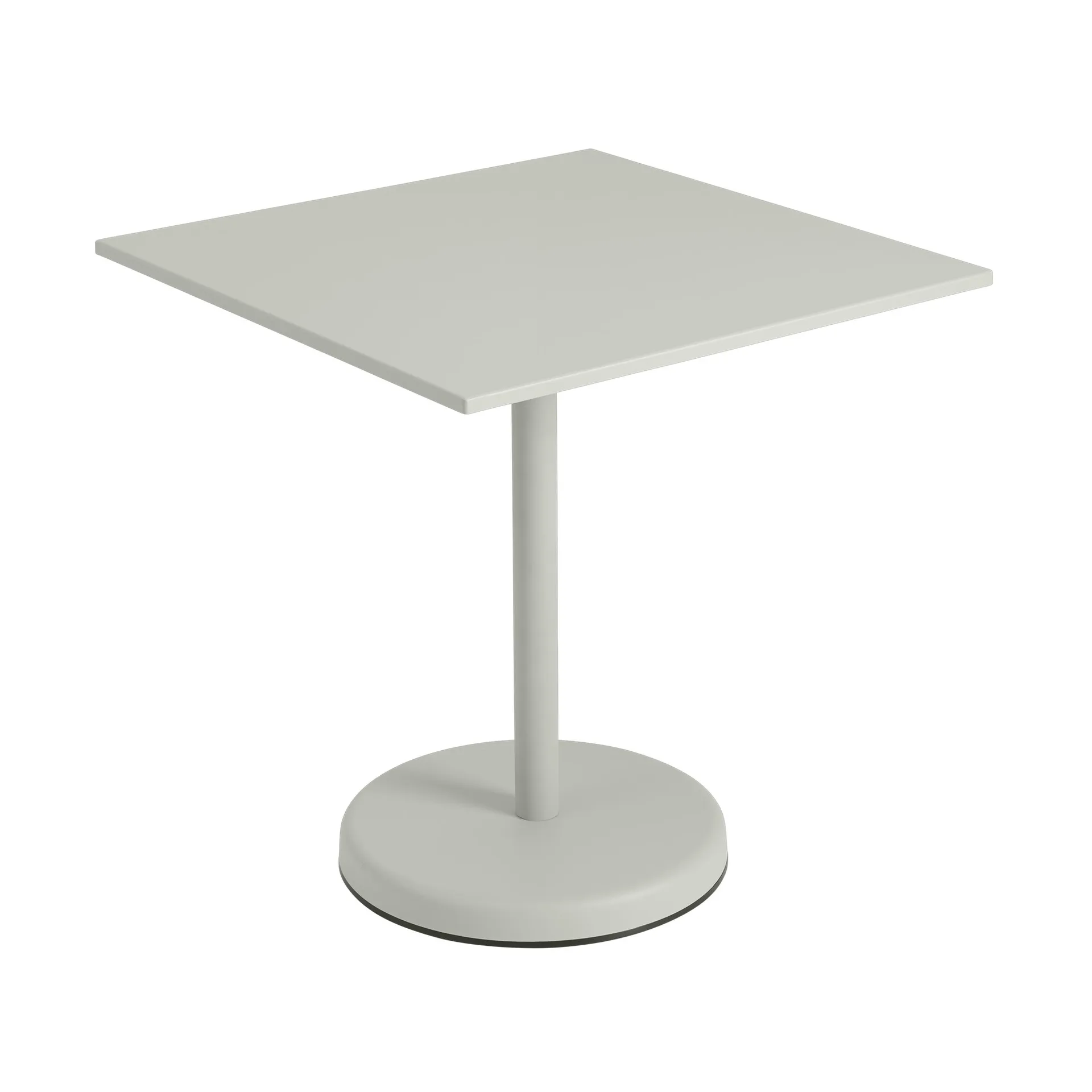 리니어 스틸 카페 테이블 V2 70x70 cm Grey,  Muuto